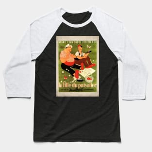 The Well Digger's Daughter- FILM POSTER - Retro - Vintage Baseball T-Shirt